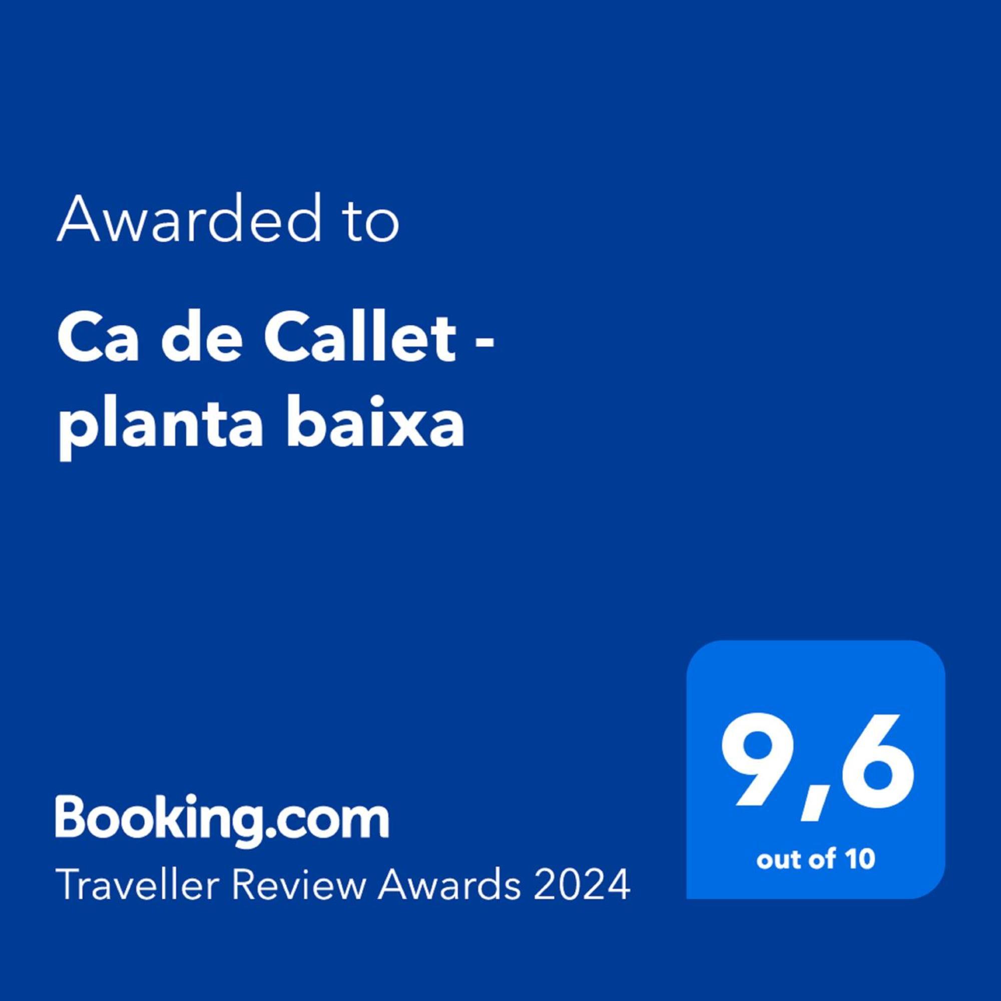 Ca De Callet - Planta Baixa Taull Exterior photo